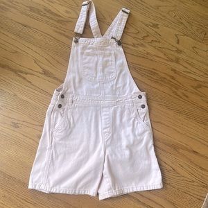 🇫🇷Monoprix Pink denim short romper